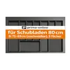Besteckkasten für 80 cm Schublade Graphit Matt – Produktbild-Vorschau 2