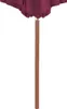 vidaXL Sonnenschirm mit Holz-Mast 300 cm Bordeauxrot Produktbild-Vorschau 3