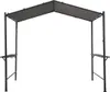 Grill-Pergola - 277 x 149 cm - Anthrazit Produktbild-Vorschau 1