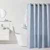 Duschvorhang, Waffelstruktur, Blau, 180 x 200 cm, Produktbild-Vorschau 1
