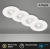 BRILONER KULANA LED Einbaustrahler Bad, 4er Set, IP44 Produktbild-Vorschau 2
