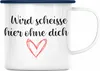 Trendation - Jobwechsel Emaille Tasse Geschenk Kollegin Produktbild-Vorschau 1