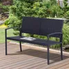 Outsunny tuinbank, tweezitter, bank met rotanlook, Productafbeelding-voorbeeld 2