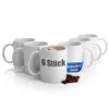 BigDean 6 Stück große Kaffeebecher weiß 300ml Produktbild-Vorschau 1