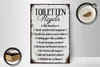 Holzschild Spruch 20x30cm Toiletten Regel bitte hinsetzen Produktbild-Vorschau 3