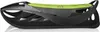 A black and green sled on a white background. Podgląd zdjęcia produktu