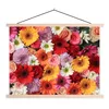 MuchoWow® Textilposter Blumen - Farben - Gerbera - Rosen Produktbild-Vorschau 1