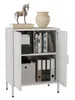 VCM Stahl Kommode | Sideboard mit Drehtüren | Maße ca. H. Produktbild-Vorschau 4
