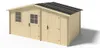 Abri de jardin en bois - 15m2 - 5x3m - Ep. 28mm - Couleur: Voir les images du produit 2