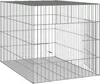 vidaXL Gabbia per conigli 78x54x54 cm Ferro zincato Anteprima dell’immagine prodotto 4