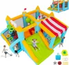 XXL Hüpfburg 380×328×205cm Hindernisparcours mit Gebläse Produktbild-Vorschau 1