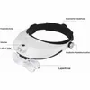 Lupe Mit Kopfhalterung Doppelte LED-Lichter 1X 1,5X 2X 2,5X Produktbild-Vorschau 4