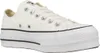 A white Converse Chuck Taylor All Star Lift Ox sneaker is shown from a side angle against a white background. Voir les images du produit