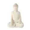 Buddha Figur Serenity in Cremeweiß 30 cm Handgearbeitet Produktbild-Vorschau 2