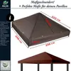 freigarten.de Ersatzdach für Pavillon 3x3 Meter Wasserdicht Produktbild-Vorschau 2