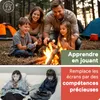Couteau à découper Eli® pour enfants avec étui en cuir à Voir les images du produit 3
