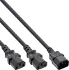InLine® câble réseau en Y, appareils froids, 1x IEC-C14 sur Voir les images du produit 3