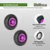 2x Sackkarrenrad PolyurethanRad 260x85 mm 3.00-4 60 mm Produktbild-Vorschau 2