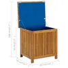 Möbel Garten-Aufbewahrungsbox 60x50x58 cm Massivholz Akazie Produktbild-Vorschau 8