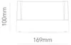 Aplique de pared exterior LED Blis Runde de 15W con Vista previa de la imagen del producto 3