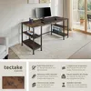 Bureau informatique STOKE 137x55x75cm - Bois foncé Voir les images du produit 2