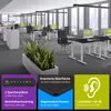 ESMART Germany EZX-132WB 120x60cm Schwarz Ergonomischer Produktbild-Vorschau 2