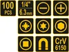 VOREL 60750, 100 kusů Náhled obrázku produktu 7