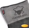 Guanti da camino Leatherbull, guanti da stufa, guanti da Anteprima dell’immagine prodotto 3