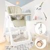 UISEBRT Chaise haute pliante pour bébé avec rembourrage, Voir les images du produit 1