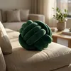 Relaxdays Knoopkussen, decoratief kussen met knoopdetails, Productafbeelding-voorbeeld 6