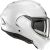 Kask HJC F100 Solid Pearl White z klapką XXL Podgląd zdjęcia produktu 5