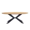 HOME DELUXE Esstisch Oval AVENTIS inkl. Sternfuß - 200 x Produktbild-Vorschau 2