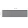 vidaXL Tapis de sol gris foncé 50x200 cm Voir les images du produit 6