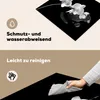 KitchenYeah© Herdabdeckplatte Orchidee - Blumen - Schwarz - Produktbild-Vorschau 2