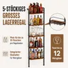 Yorbay Weinregal 5-Tier Freestanding Weinständer, 50 Produktbild-Vorschau 7