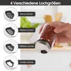 2 Stück Gewürzgläser mit Drehdeckel, Borosilikatglas Produktbild-Vorschau 3