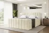 A bedroom scene with a large bed as the main focus. Produktbild-Vorschau