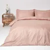 HOMESCAPES Damast Bettwäsche taube beige Fadendichte 330, Produktbild-Vorschau 2