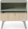 Beistelltisch 54 cm WOOD - Nachttisch mit Schubladen, Produktbild-Vorschau 3