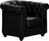 CHESTERFIELD Sessel aus  - Schwarz Produktbild-Vorschau 3