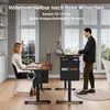 Bureau, elektrisch verstelbaar, 120x60 cm, zit-sta bureau Productafbeelding-voorbeeld 4