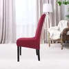 6 kusů krytů židlí Stretch Elastan kryt židle pro jídelnu Náhled obrázku produktu 2
