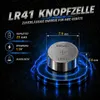 40 x Wilhelm AG3 Knopfzellen Knopfbatterien Uhrenbatterien Produktbild-Vorschau 4