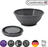 Skladacia silikónová miska Coolinato 16 cm ŠEDÁ Náhľad obrázku produktu 1