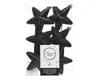 Christbaumschmuck unzerbrechlich Sterne schwarz 6er Set Produktbild-Vorschau 1