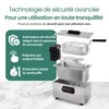 Friteuse Emerio 3 litres – Friteuse sans PFAS – Thermostat Voir les images du produit 2