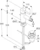 KLUDI BOZZ Mitigeur monocommandé pour bidet, montage Anteprima dell’immagine prodotto 2