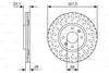 2x BOSCH Bremsscheibe 0 986 479 D36 für OPEL MOKKA passend Produktbild-Vorschau 8
