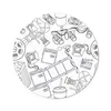 MuchoWow® Mauspad Mousepad Film - TV - Muster 30x30 cm - Produktbild-Vorschau 1