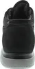 The back view of a black Skechers boot with a gray sole. Produktbild-Vorschau